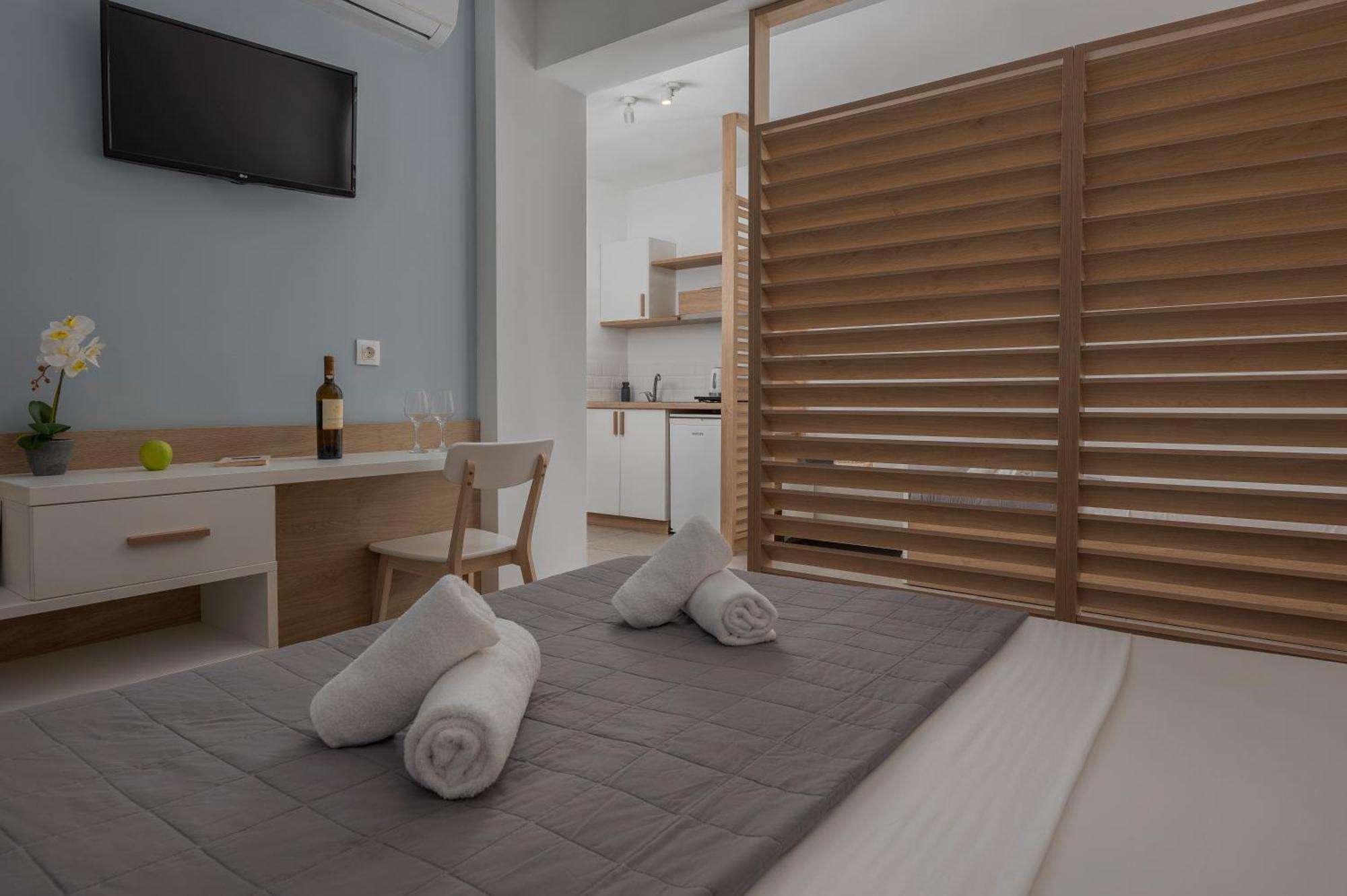 Cavo Blue Coastal Living Leilighet Polýkhrono Eksteriør bilde