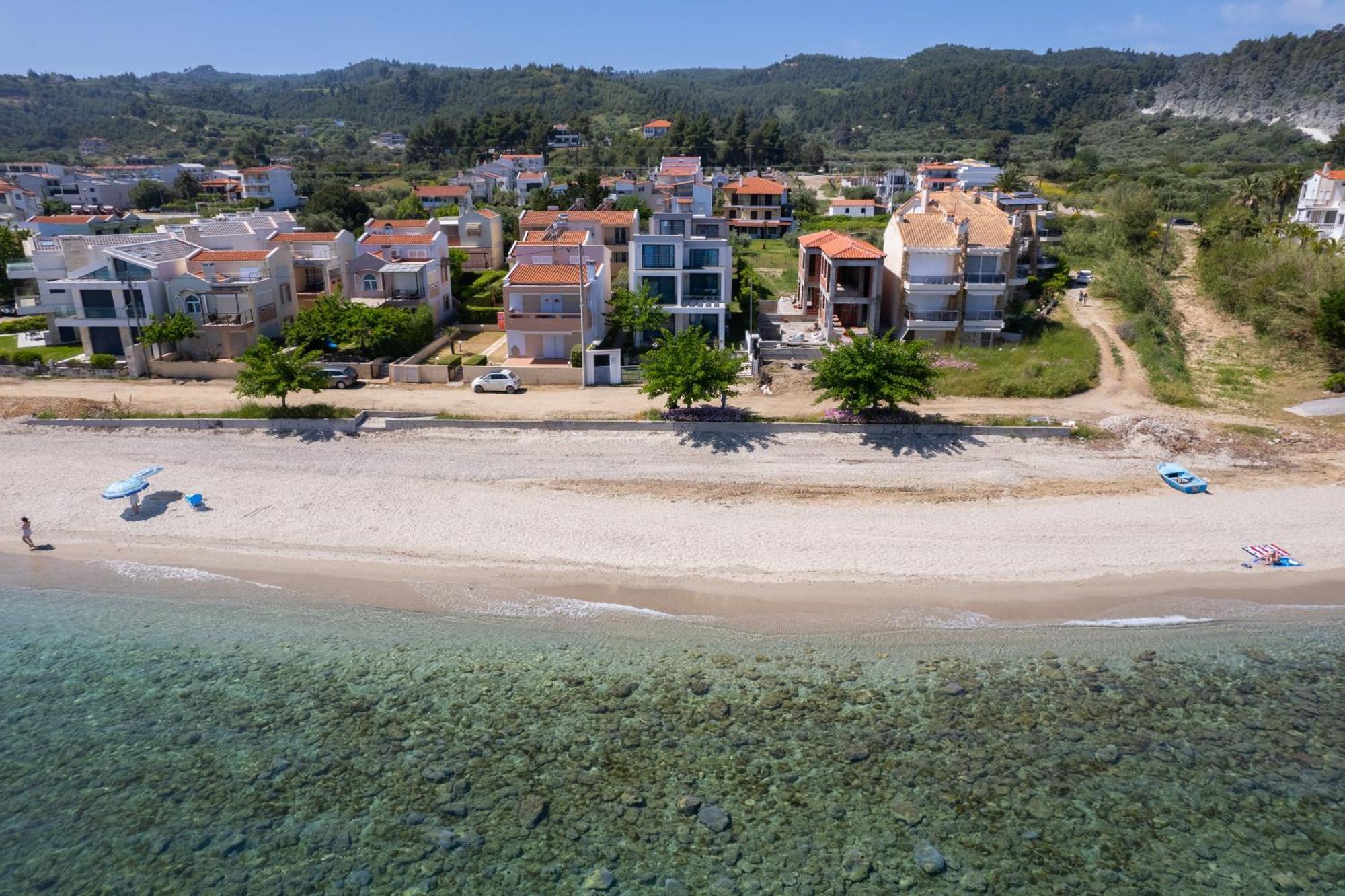 Cavo Blue Coastal Living Leilighet Polýkhrono Eksteriør bilde