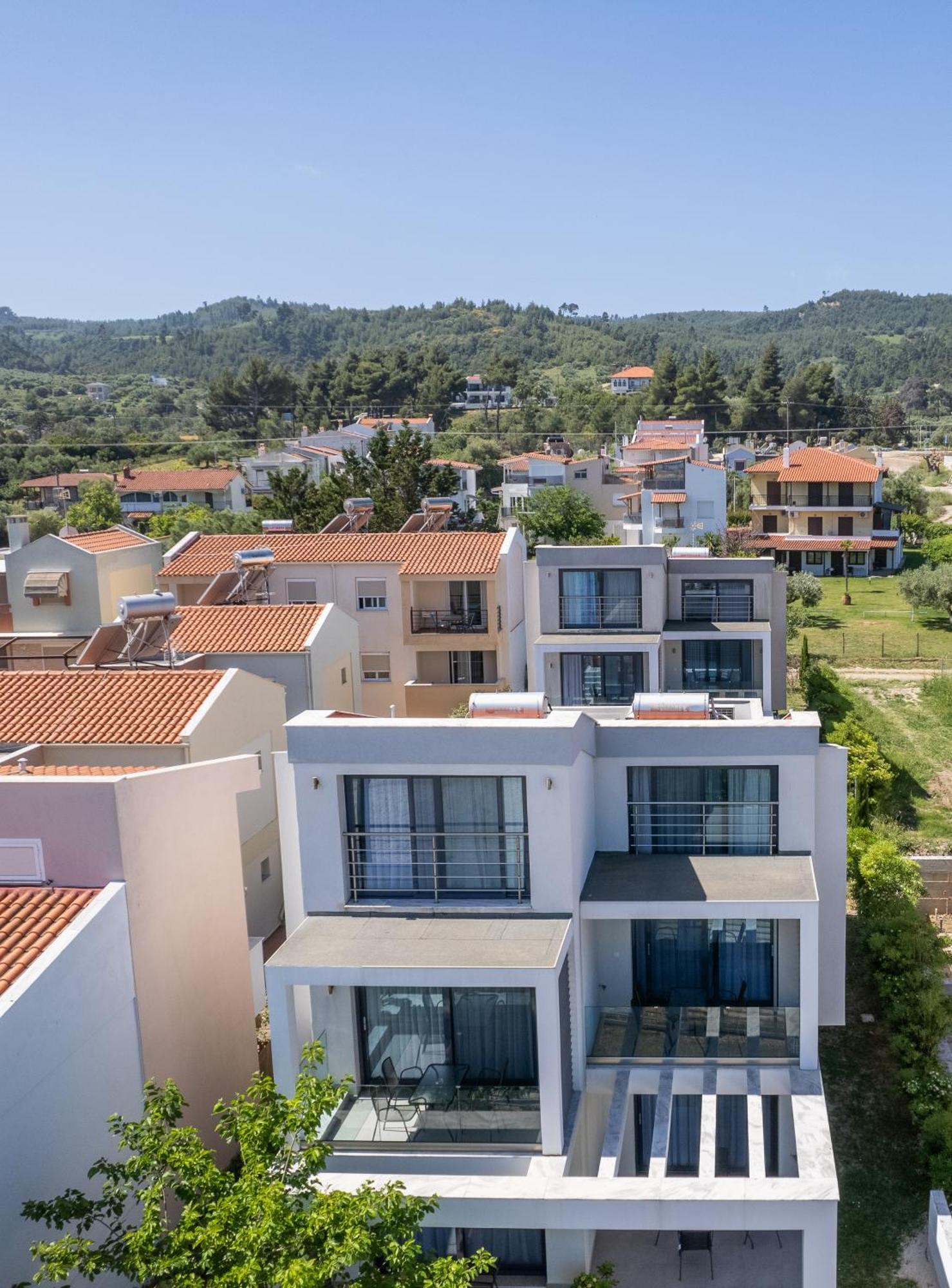 Cavo Blue Coastal Living Leilighet Polýkhrono Eksteriør bilde