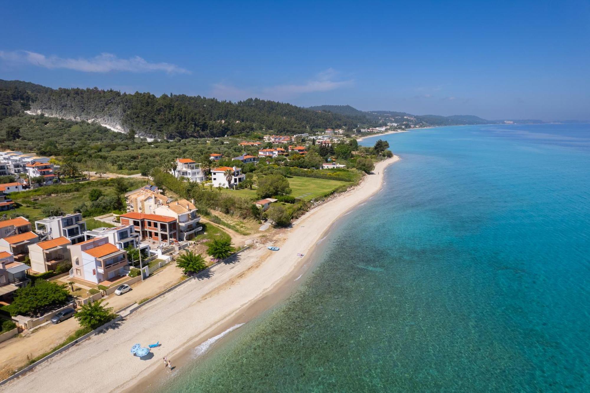 Cavo Blue Coastal Living Leilighet Polýkhrono Eksteriør bilde