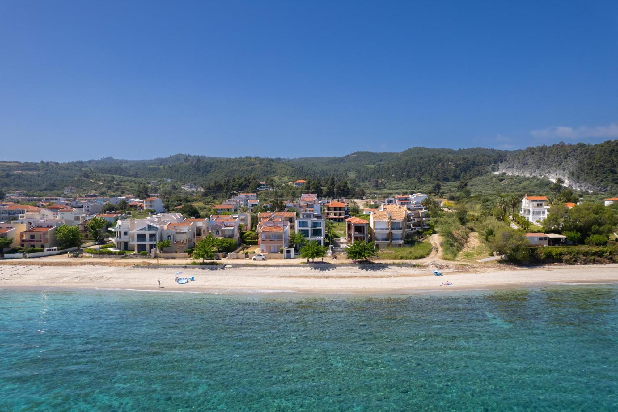 Cavo Blue Coastal Living Leilighet Polýkhrono Eksteriør bilde
